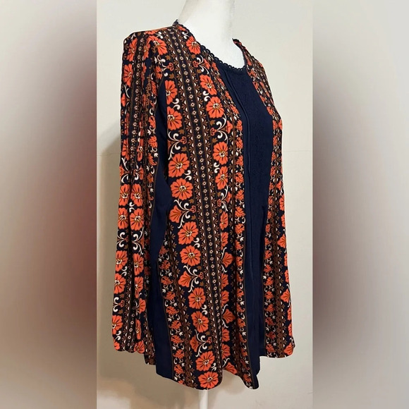 Matilda Jane Floral Top Blouse Floret Pintuck Peasant Women’s Small - Picture 5 of 16